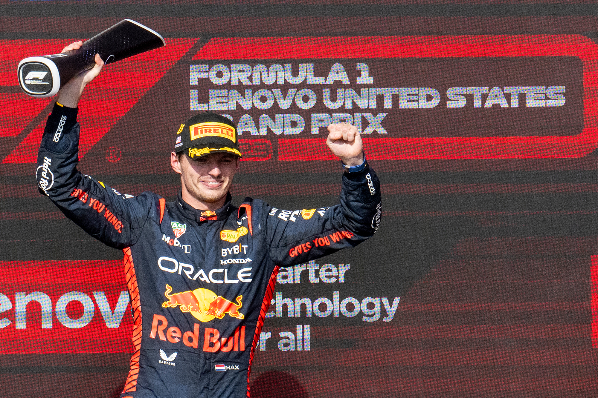 50. Formel-1-Sieg für Max Verstappen (Bild: Jim Watson/AFP)