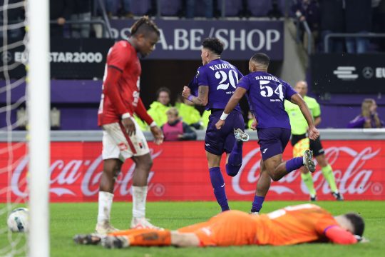 Luis Vazquez nach dem Treffer für Anderlecht (Bild: Virginie Lefour/Belga)