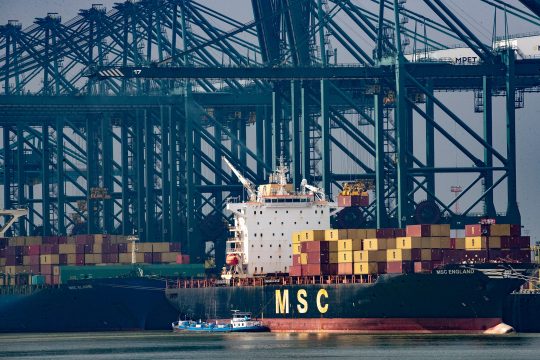 Der Hafen in Antwerpen (Illustrationsbild)