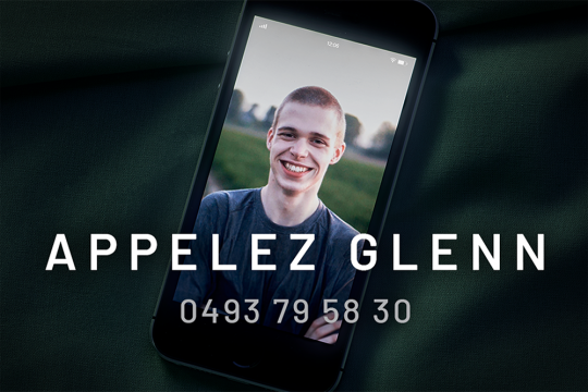 Die neue Kampagne von Child Focus: Appelez Glen (Ruft Glenn an) - Bild: Child Focus