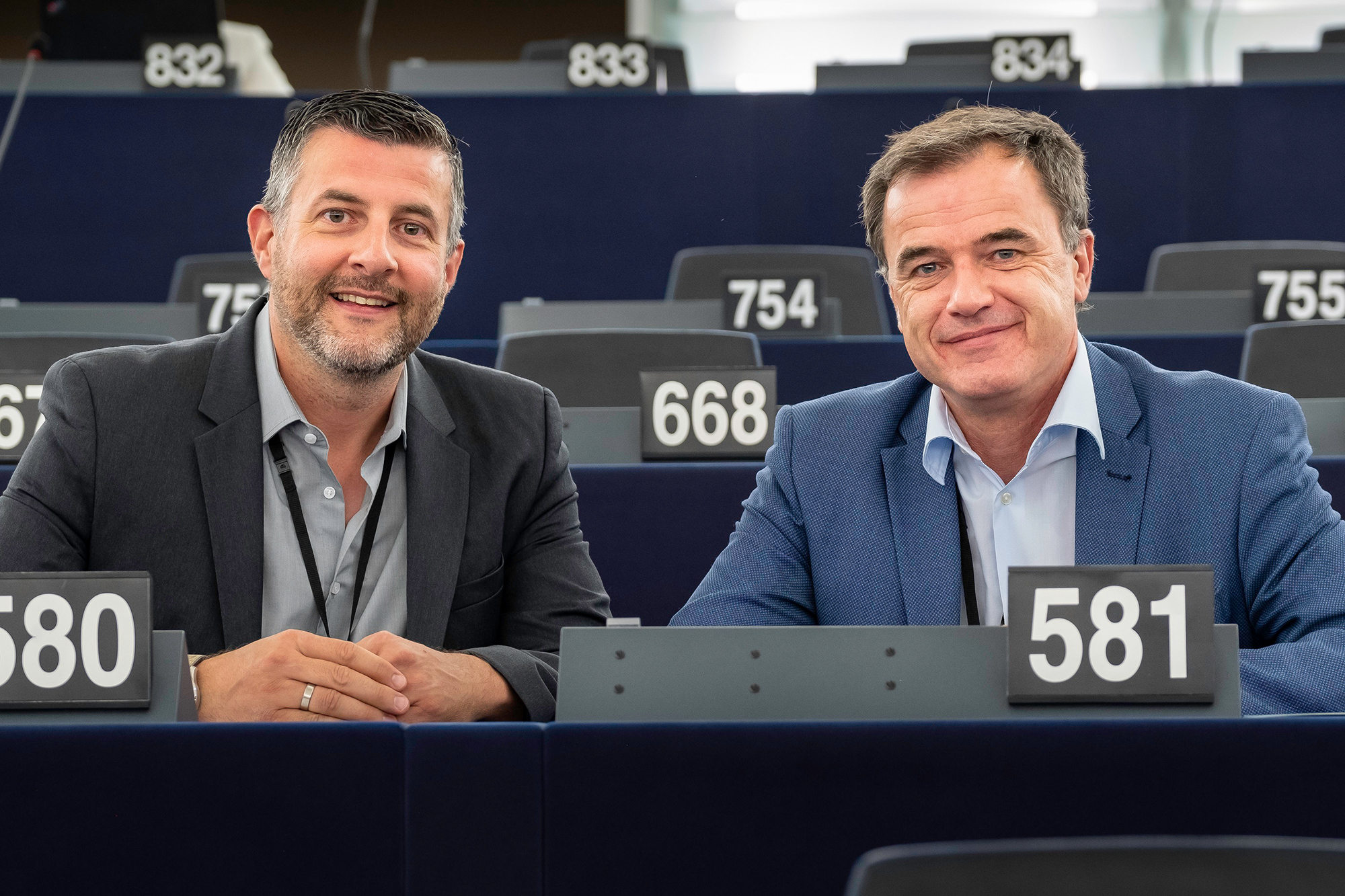 Pascal Arimont und Benoît Lutgen (Bild: Europäisches Parlament)