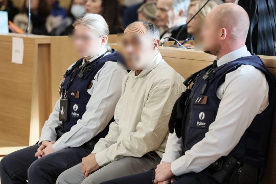 Der Angeklagte Omar Benchamsy (Bild: Bruno Fahy/Belga)