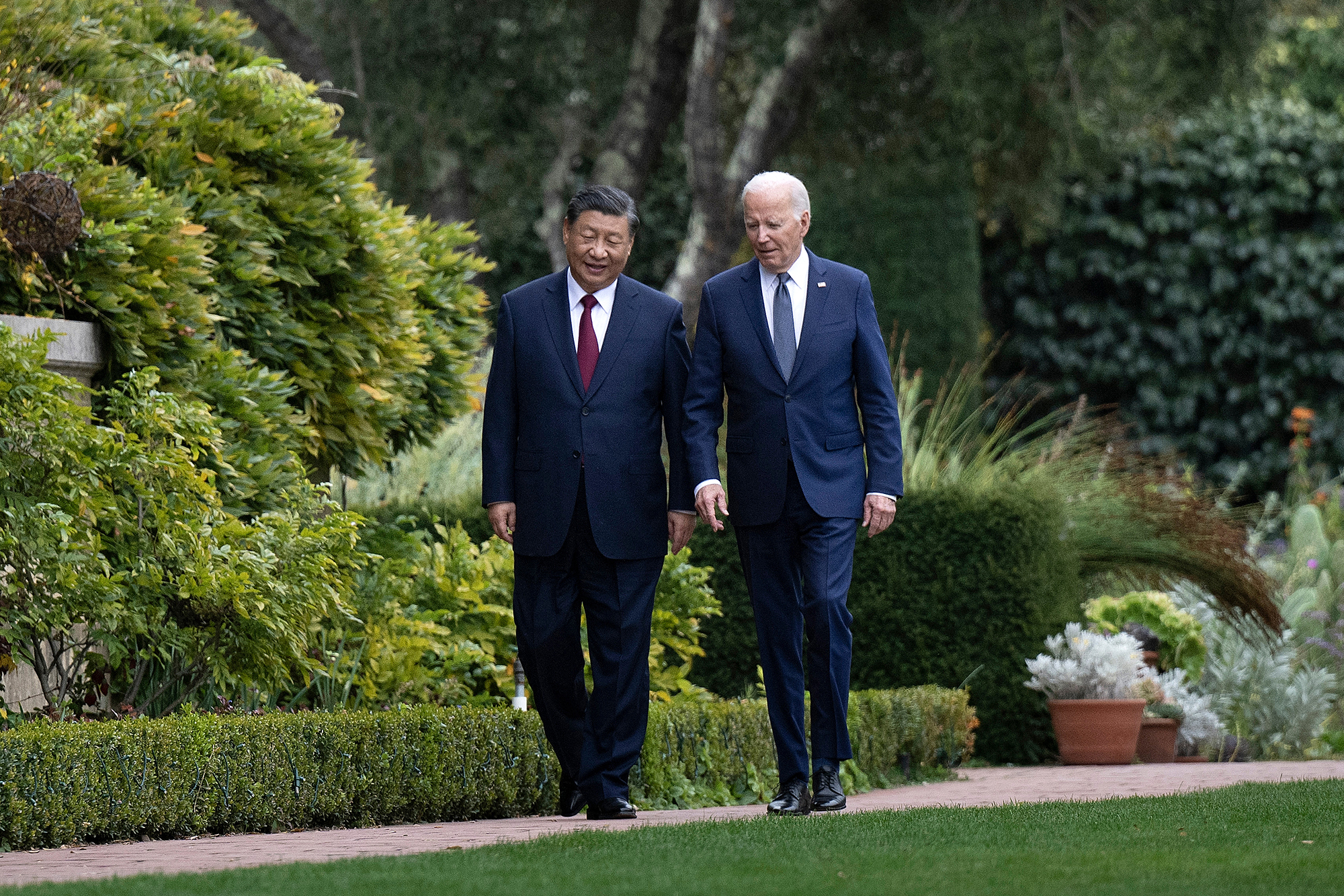 Xi Jingping und Joe Biden im November in Kalifornien
