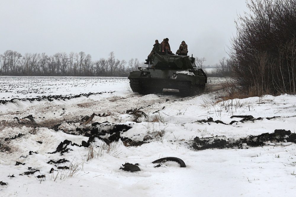 Ukrainischer Panzer in Charkiw (Bild: Anatolii Stepanov/AFP)