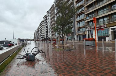 Sturm Ciaran an der Küste