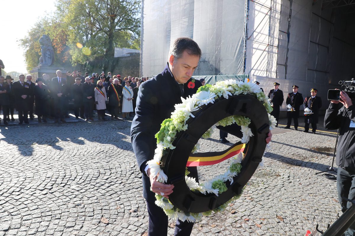 Gedenkfeier zum Waffenstillstand in Ypern am 11. November 2023 (Bild: Nicolas Maeterlinck/Belga)