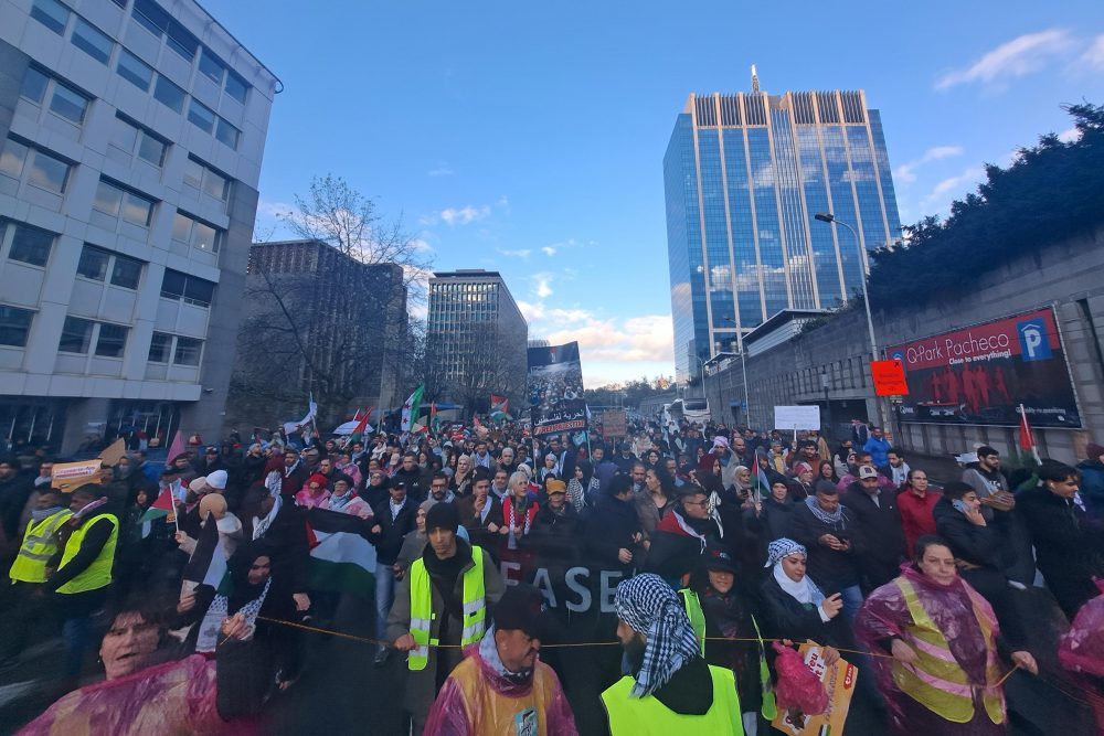 Propalästinensische Demonstration in Brüssel am 11. November (Bild: Timon Ramboer/Belga)