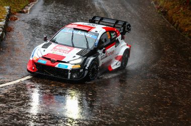 Elfyn Evans/Scott Martin führen die Rallye Japan an (Bild: Toyota Gazoo Racing WRT)