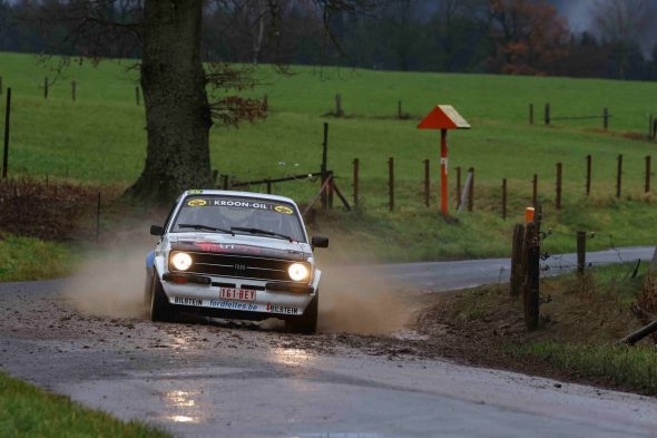 Reiner Feltes/Angelo Feltes bei der Spa-Rallye 2023 (Bild: Johan Hendrickx/BRC)