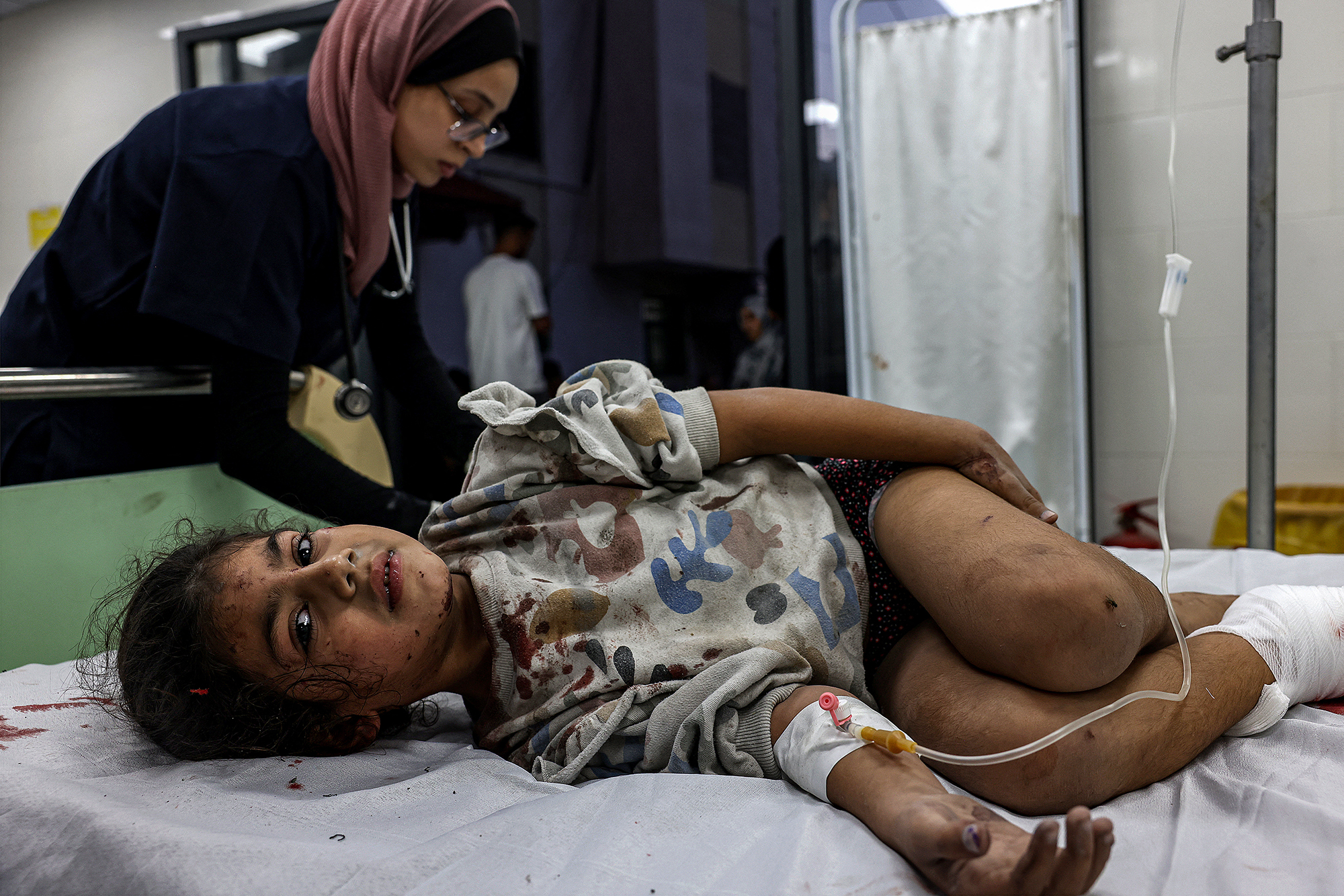 Krankenhaus im Süden des Gazastreifens (Bild: Mohammed Abed/AFP)