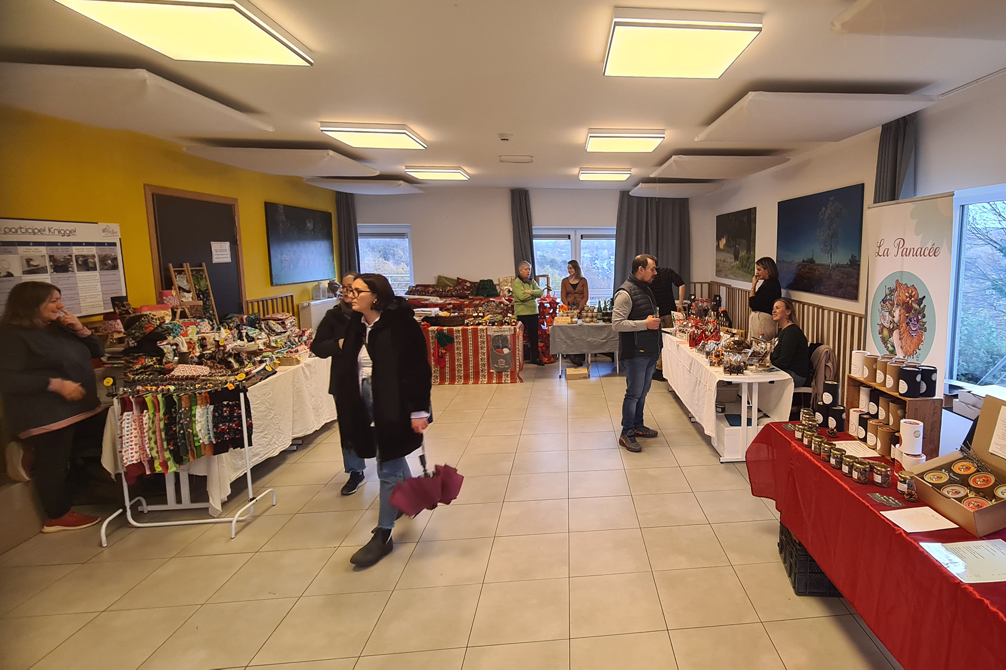 Regionaler Handwerkermarkt in der Eupener Jugendherberge (Bild: Klaus Bastgen)