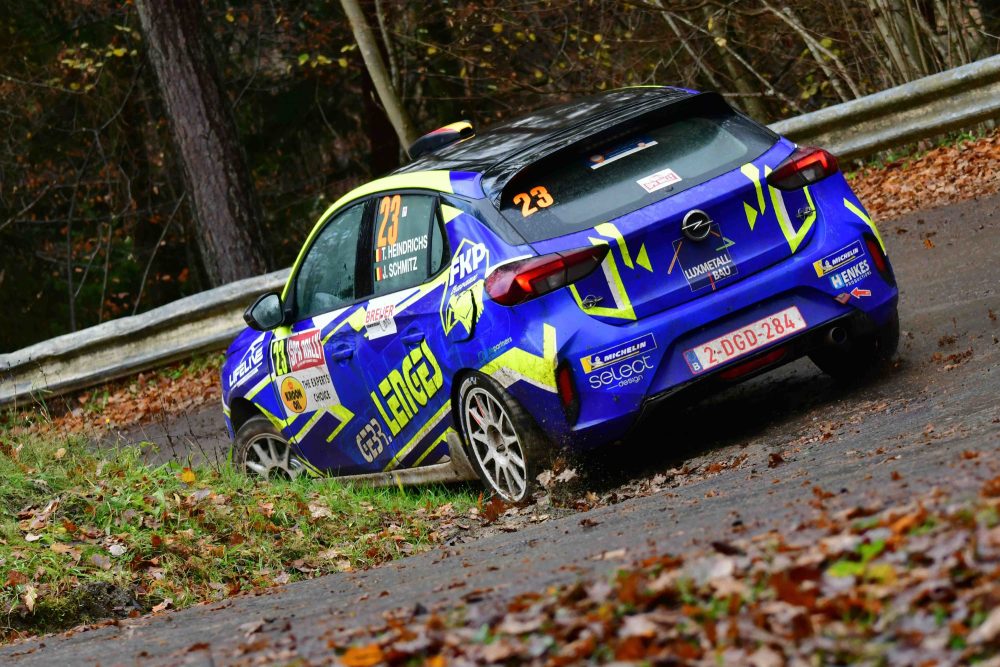 Tom Heindrichs/Jonas Schmitz bei der Spa-Rallye 2023 (Bild: Jerome Deskeuvre/BRC)