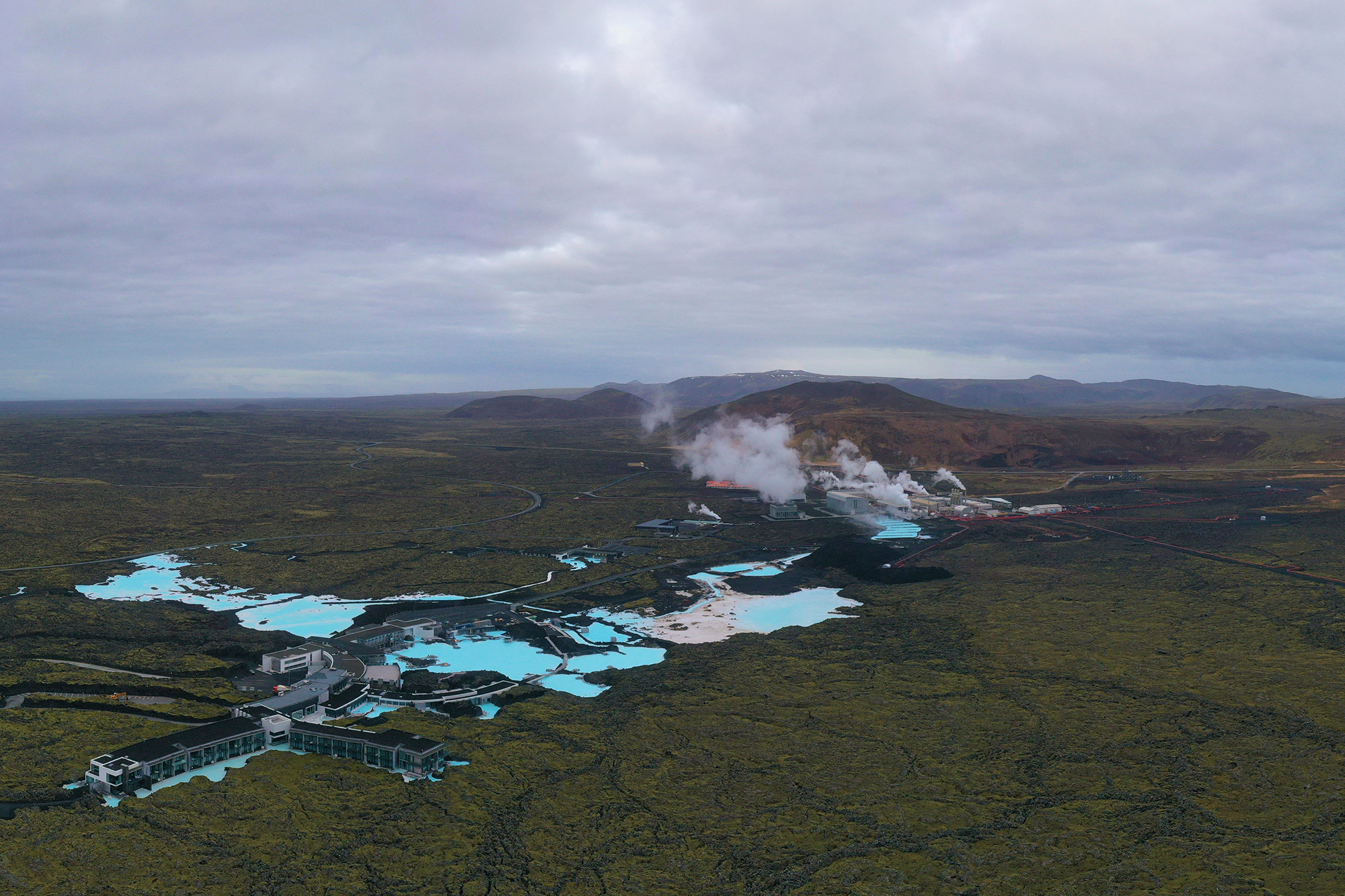 Blaue Lagune in der Nähe der Stadt Grindavik auf der Halbinsel Reykjanes, etwa 50 Kilometer westlich von Islands Hauptstadt Reykjavik (Archivbild: Halldor Kolbeins/AFP)