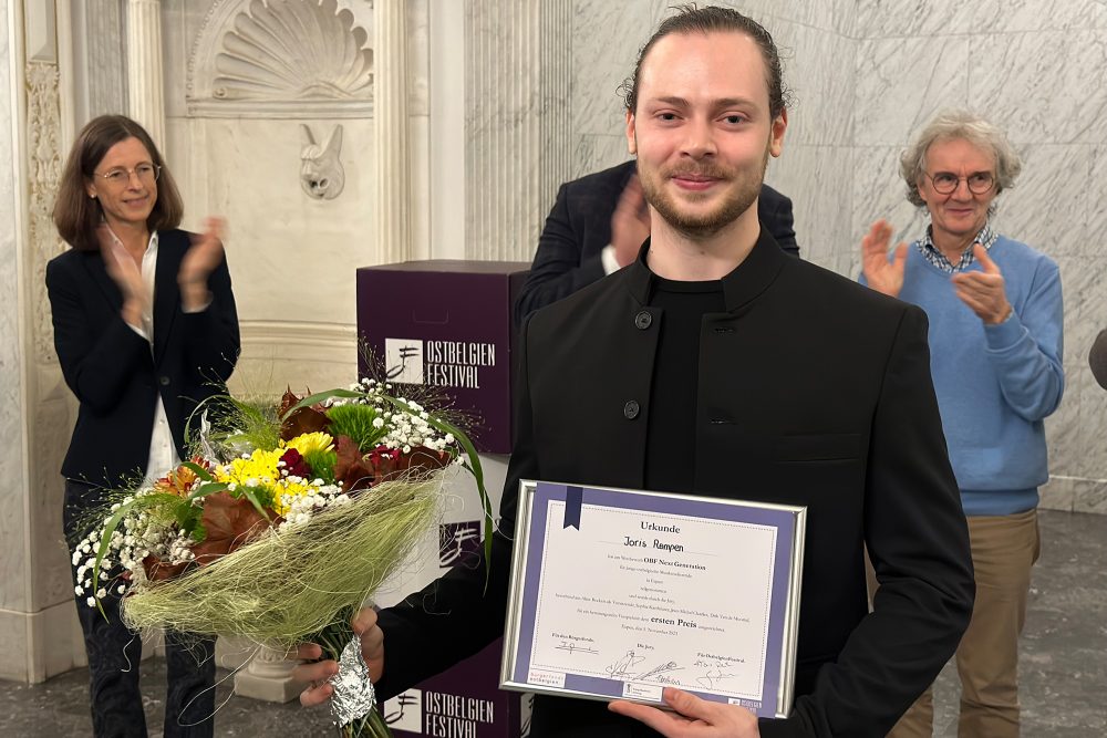 Preisträger Joris Rompen aus Bütgenbach (Bild: OstbelgienFestival)