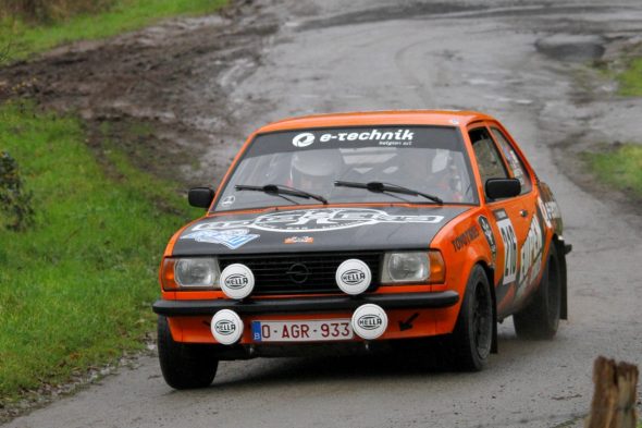 Alain Lamberty/Christian Herné bei der Spa-Rallye 2023 (Bild: Dereck Latet)