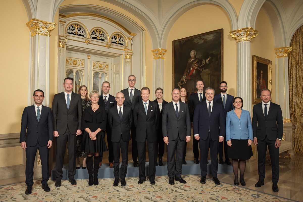 Die neue luxemburgische Regierung 