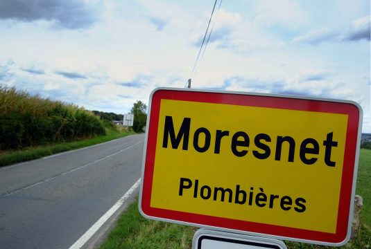 Ortsschild Moresnet
