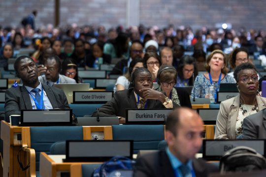 Delegierte bei UN-Beratungen in Nairobi