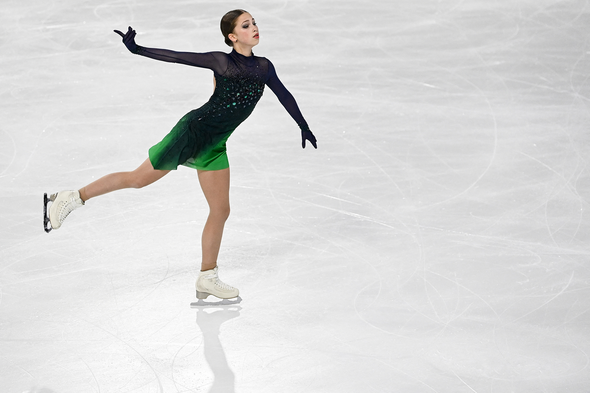 Eiskunstläuferin Nina Pinzarrone (Bild: Sebastien Salom-Gomis/AFP)