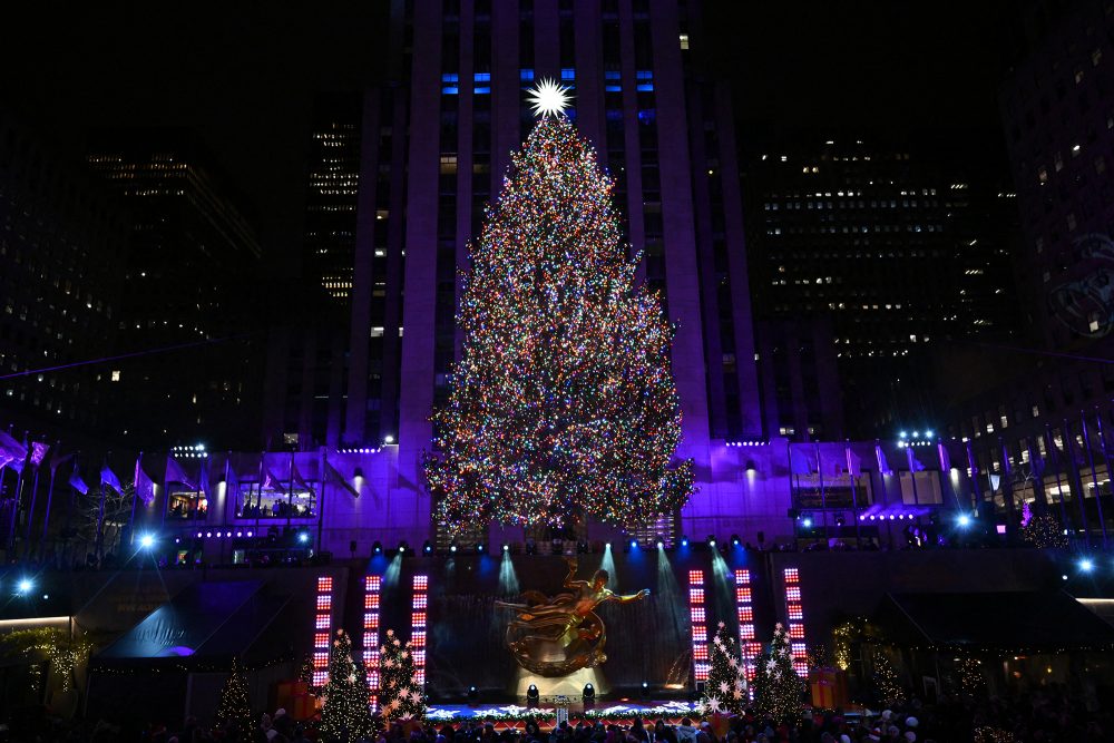 Weihnachtsbaum am New Yorker Rockefeller Center