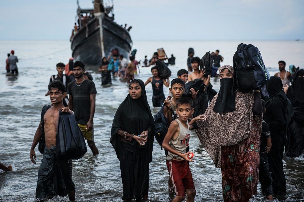 Rohingya-Flüchtlinge in Ulee Madon, in der indonesischen Provinz Aceh (Bild: Amanda Jufrian/AFP)