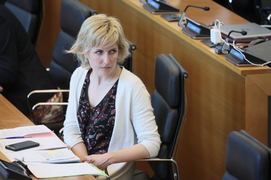 Die wallonische Umweltministerin Céline Tellier (Bild: Bruno Fahy/Belga)