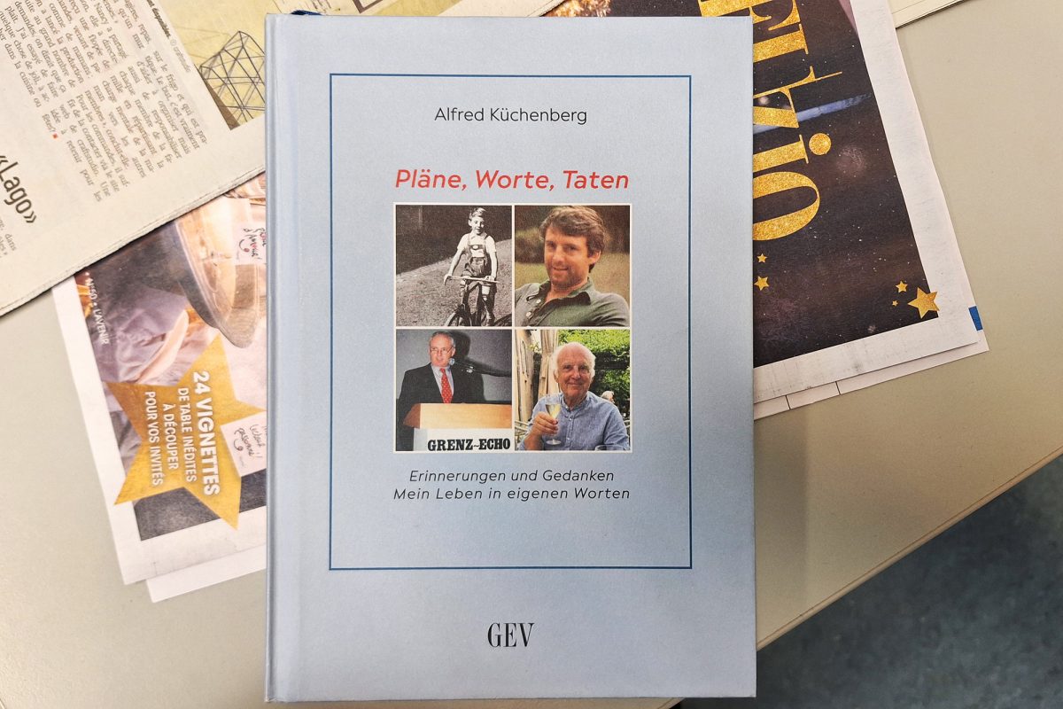 Alfred Küchenberg: "Pläne, Worte, Taten", erschienen im Grenz-Echo-Verlag (Bild: Gudrun Hunold/BRF)
