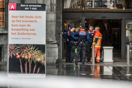 Silvestervorbereitungen in Antwerpen (Archivbild: Jonas Roosens/Belga)