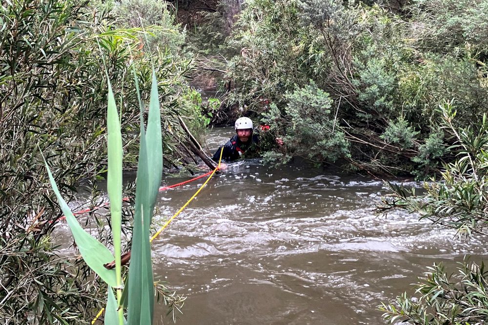 Rettungseinsatz im Osten von Melbourne (Bild: Handout/Victoria Police/AFP)