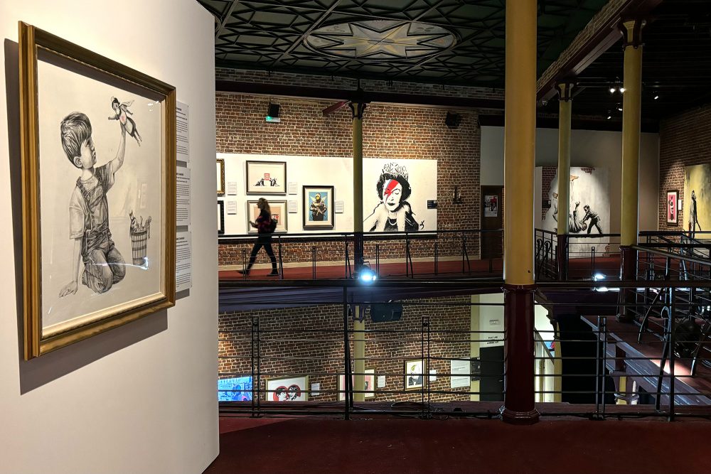 Banksy-Ausstellung in Brüssel (Bild: Katrin Margraff/BRF)