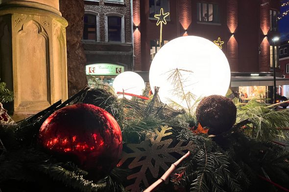 Unterwegs mit dem Eupener Bauhof vor der Weihnachtszeit