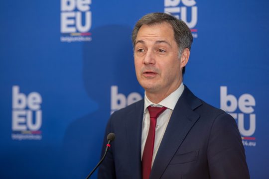 Premier Alexander De Croo