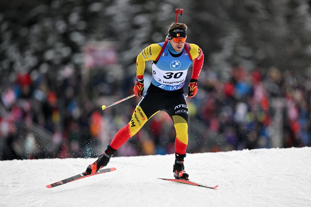 Florent Claude am 15. Dezember beim Sprintrennen in Lenzerheide