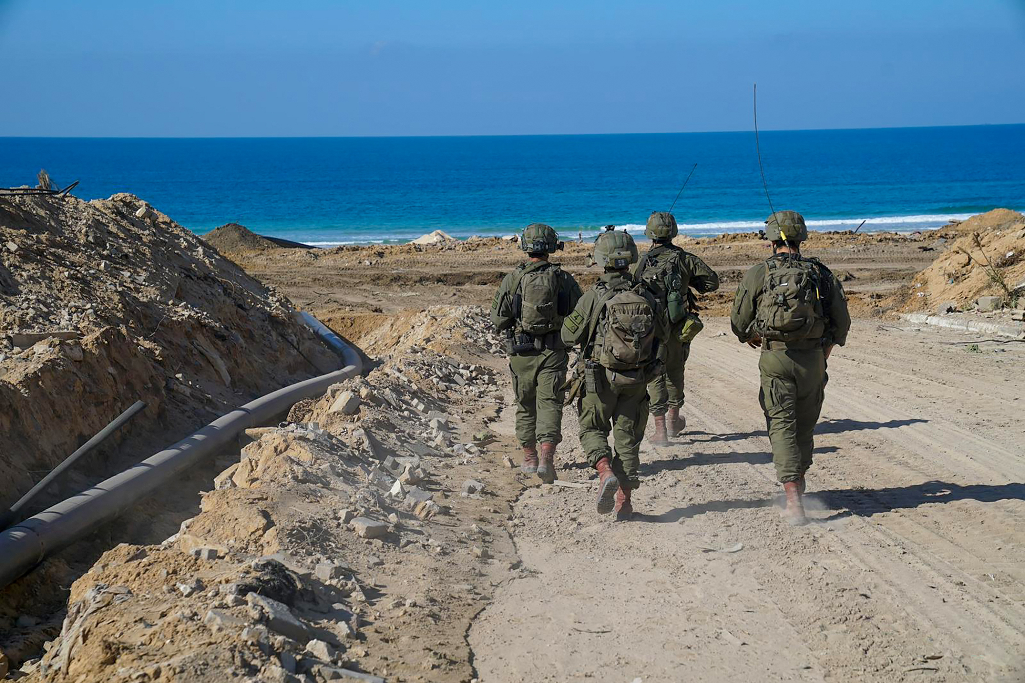 Israelische Soldaten im nördlichen Gazastreifen (Bild: Israely Army/AFP)