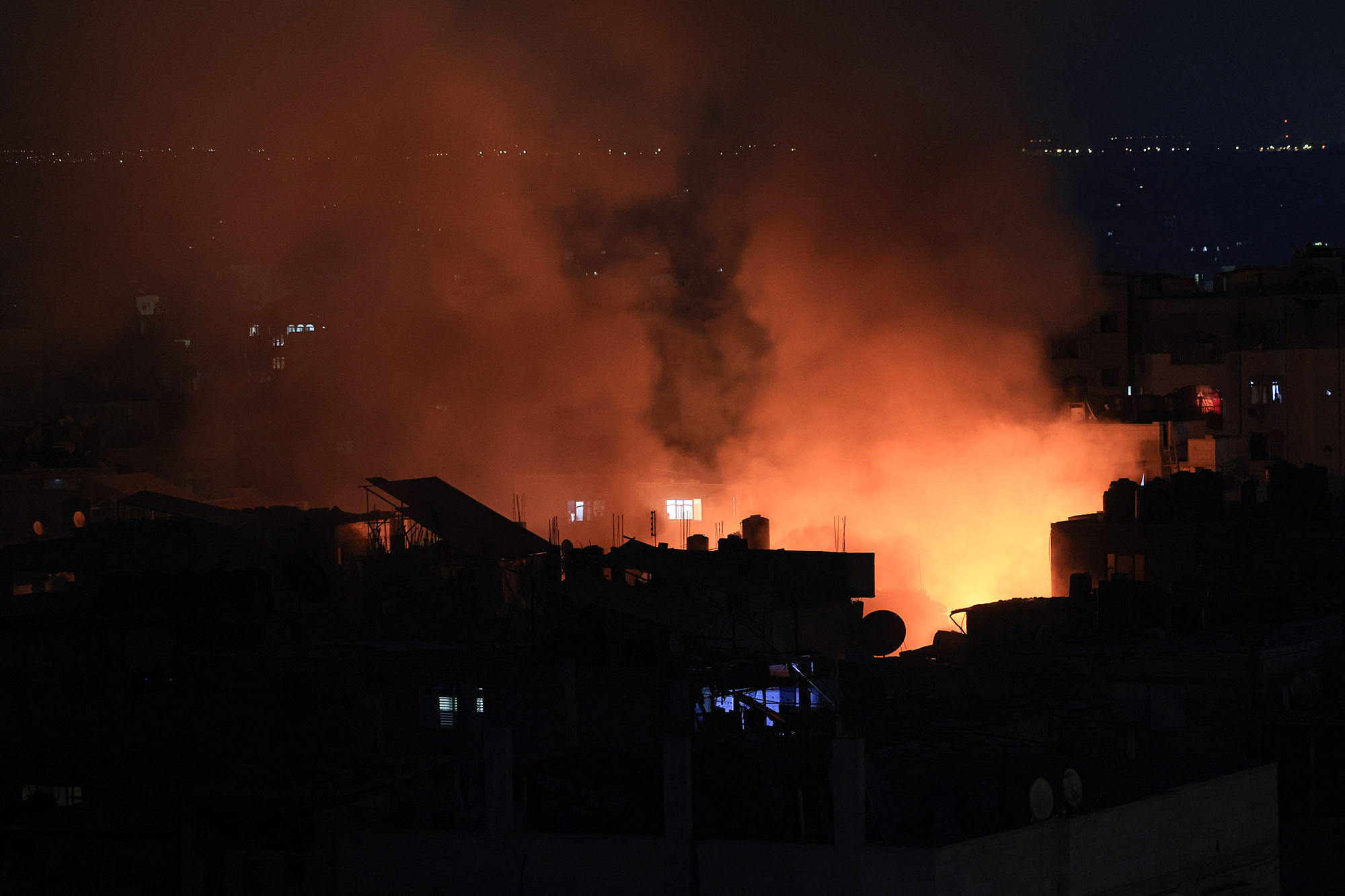 Rafah im Süden des Gazastreifens am Mittwoch (Bild: Mahmud Hams/AFP)