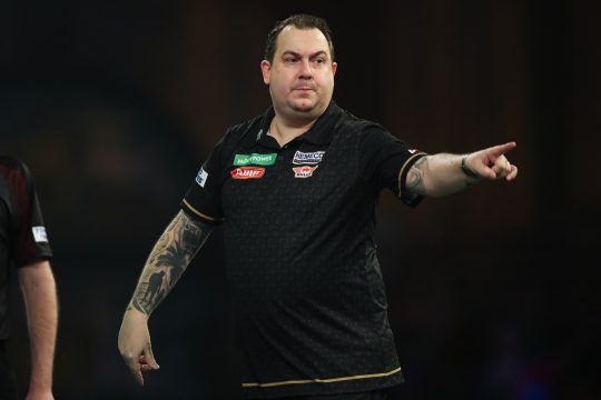 Kim Huybrechts bei der Darts-WM (Bild: PDC Darts)