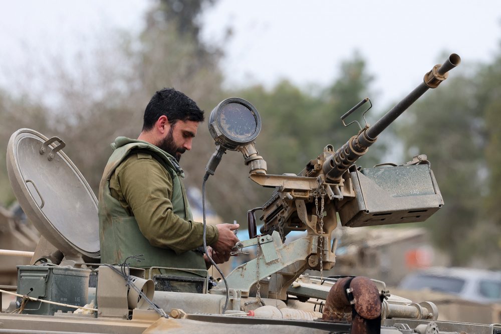 Israelischer Soldat an der Grenze zum Gazastreifen (Bild vom 28. Dezember: Jack Guez/AFP)