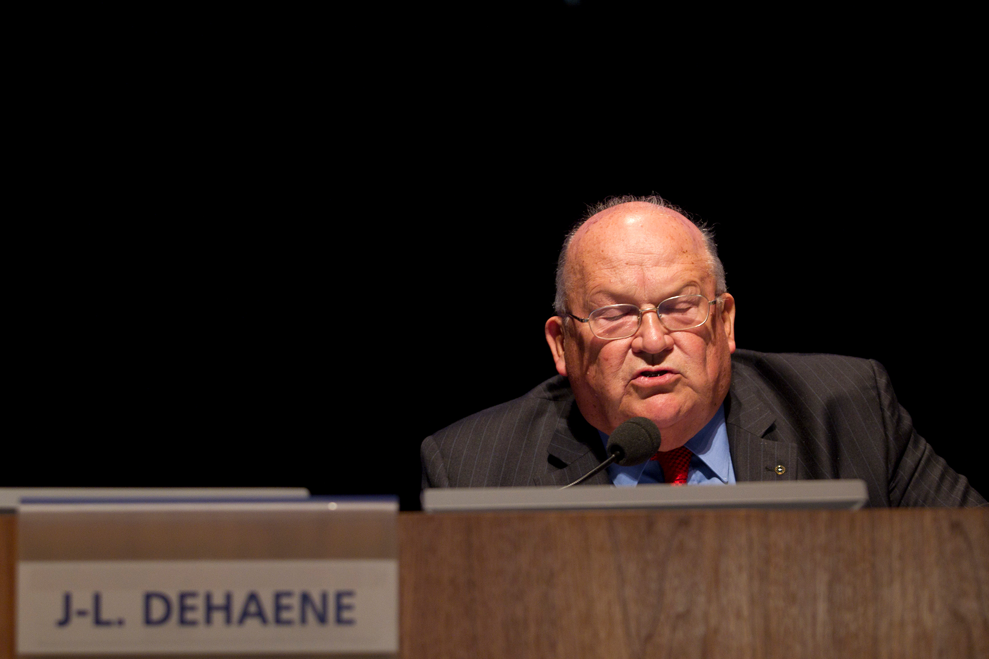 Jean-Luc Dehaene am 9.5.2012 (Bild: Kristof Van Accom/Belga)