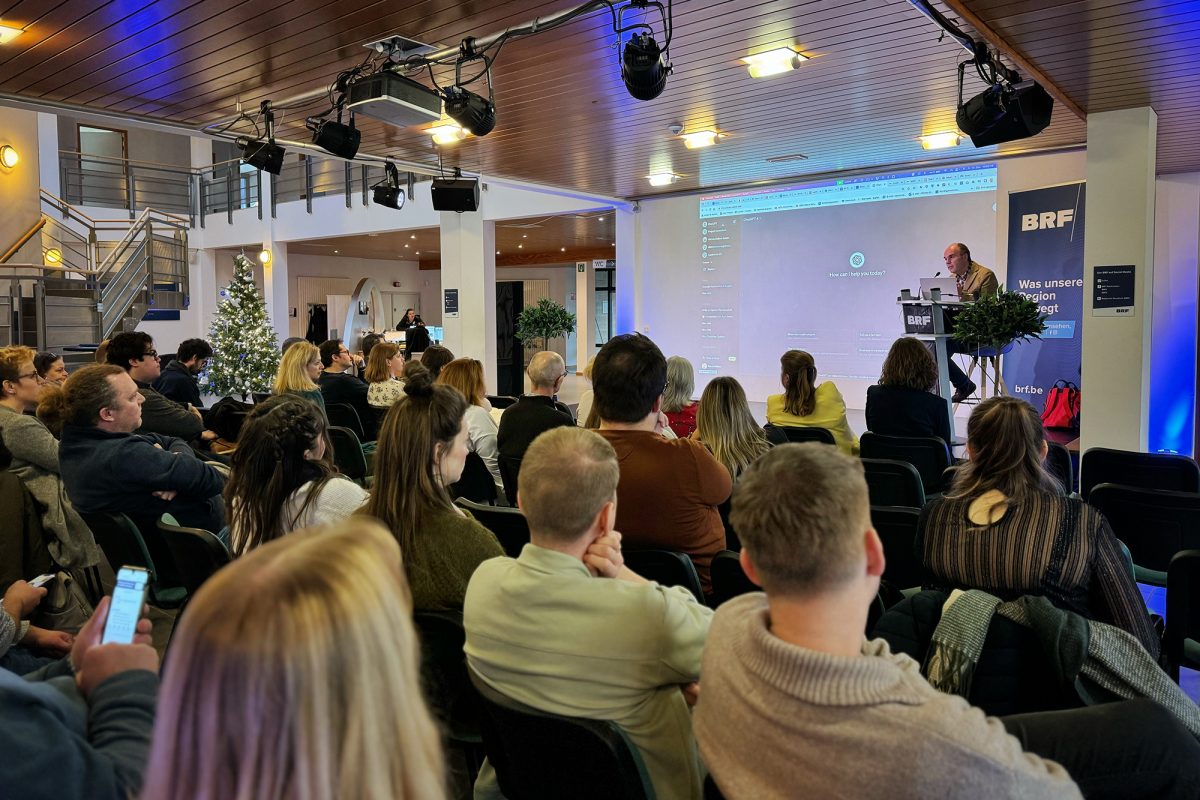 Medientag zu KI im Journalismus im BRF-Funkhaus in Eupen