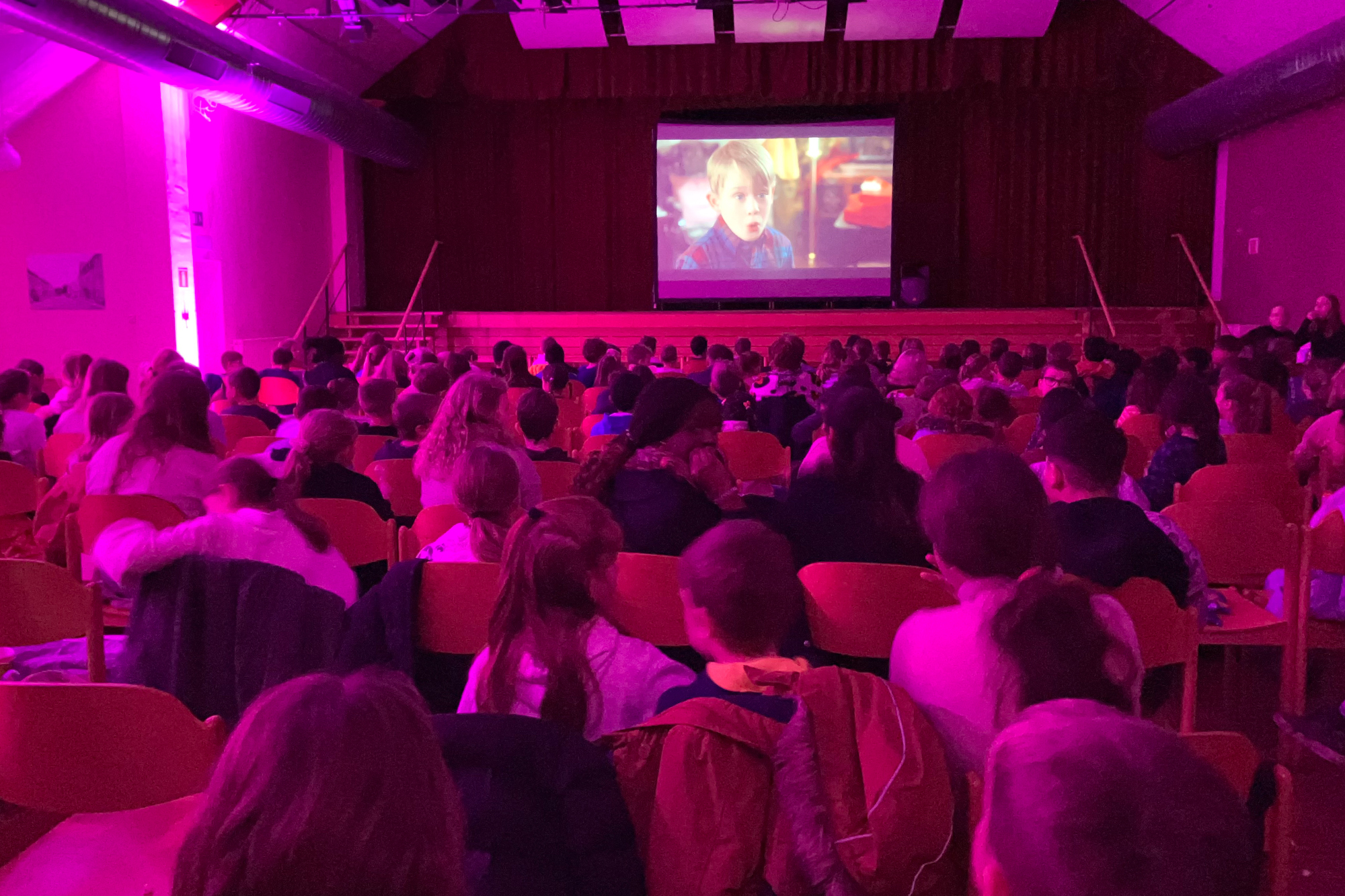 Kinderkino in der Patronage Kelmis (Bild: Gemeinderat Kelmis)