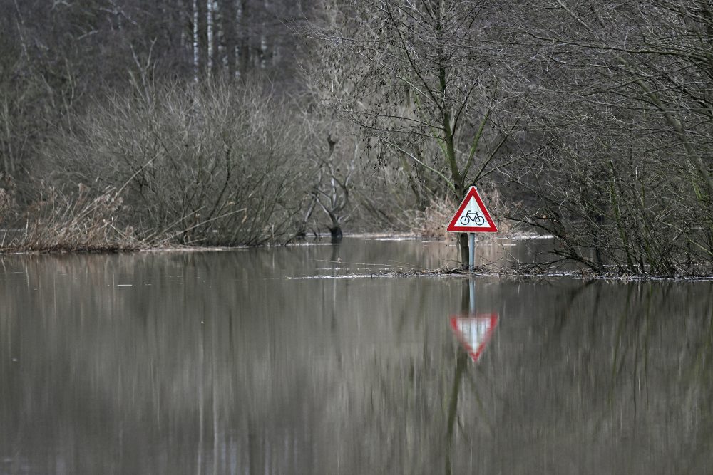 Die Lippe in Hamm am Mittwoch (Bild: Ina Fassbender/AFP)