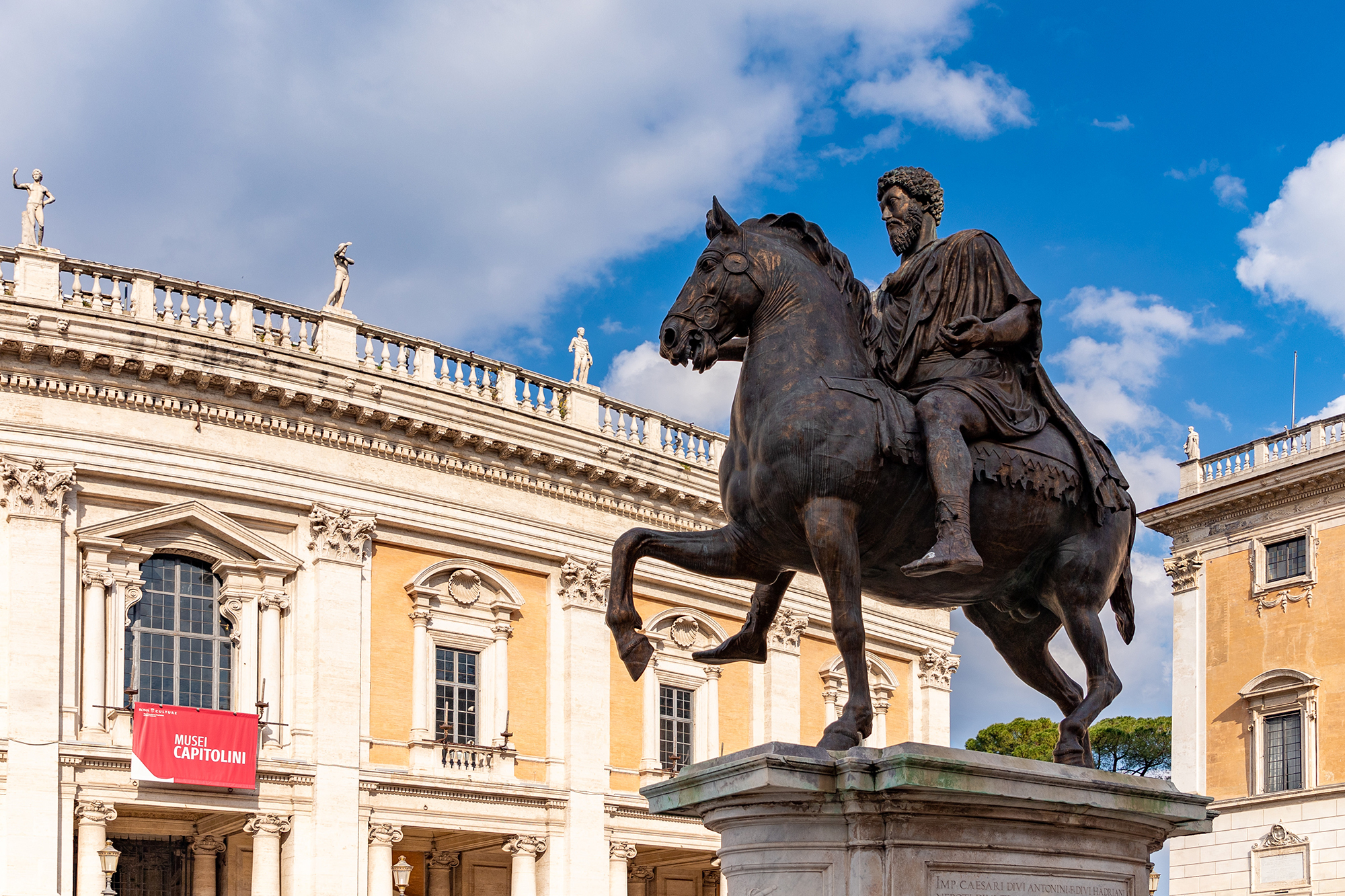 Statue von Marc Aurel auf dem Kapitolsplatz in Rom (Bild: © Bruno Coelho/PantherMedia)