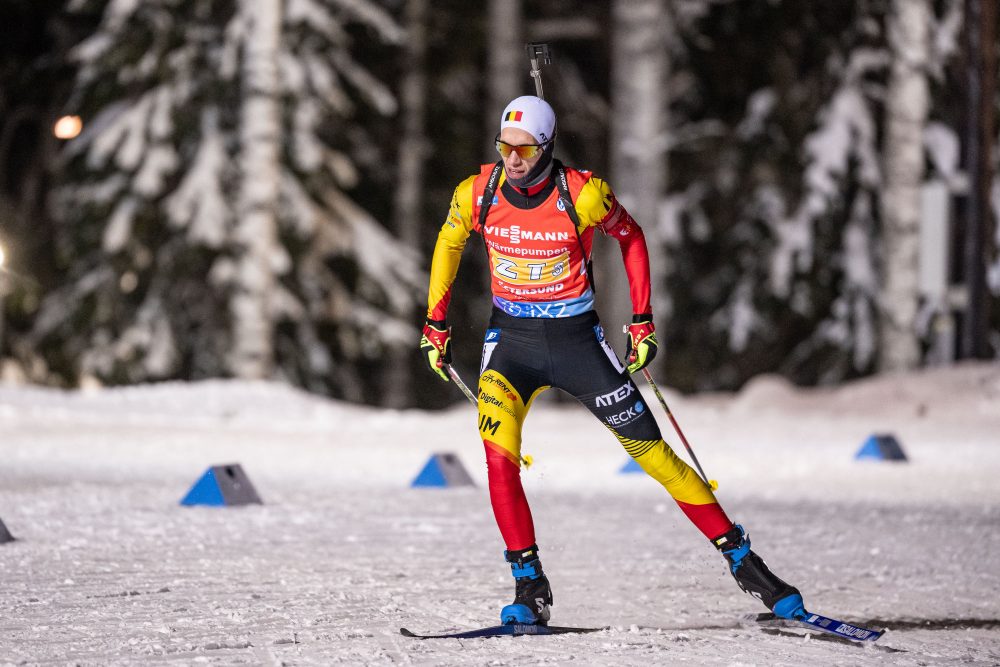 Marek Mackels bei der Staffel von Östersund am 30. November (Bild: Kevin Voigt)