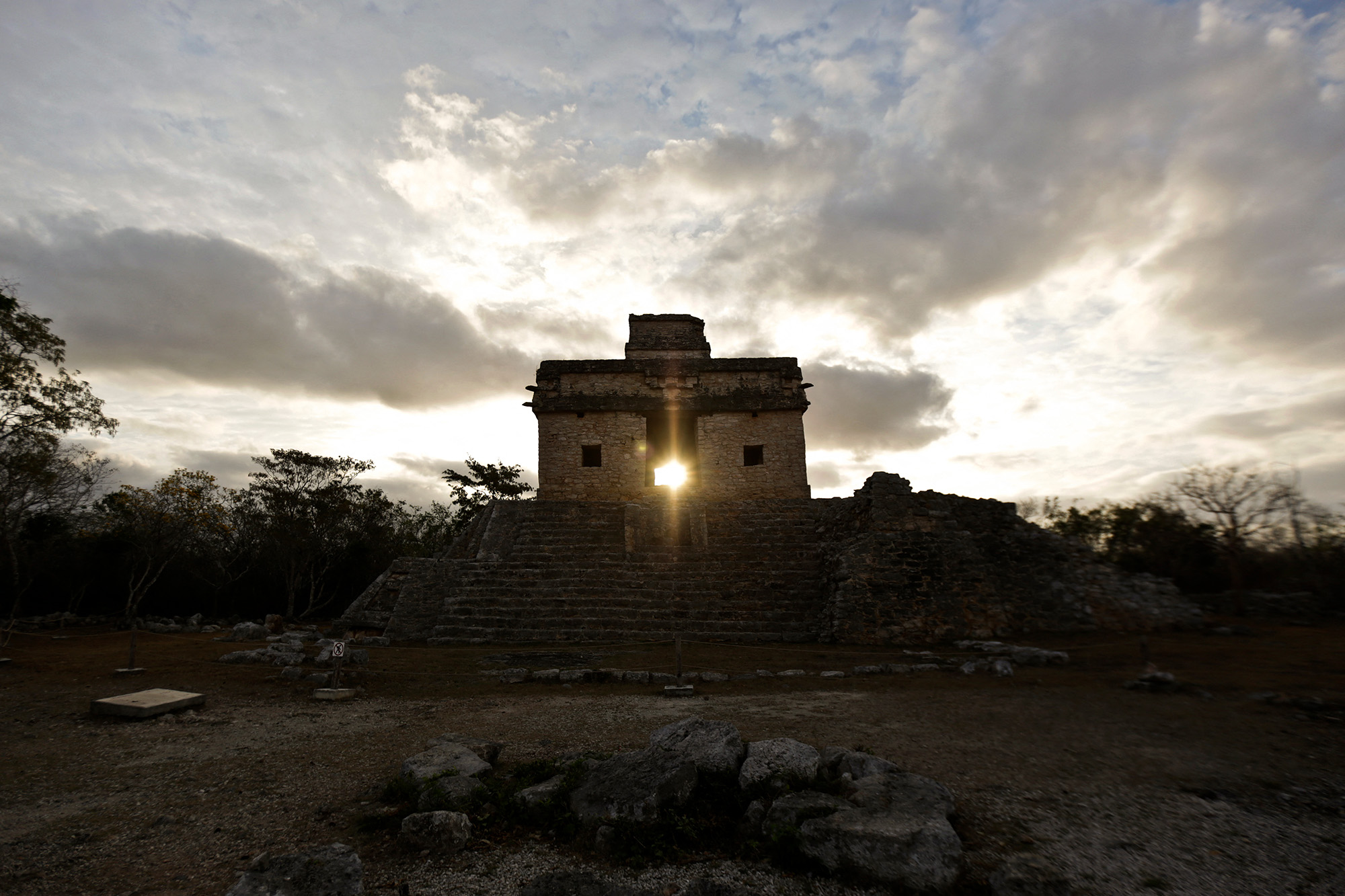 Maya-Ruinenstätte in Mexiko