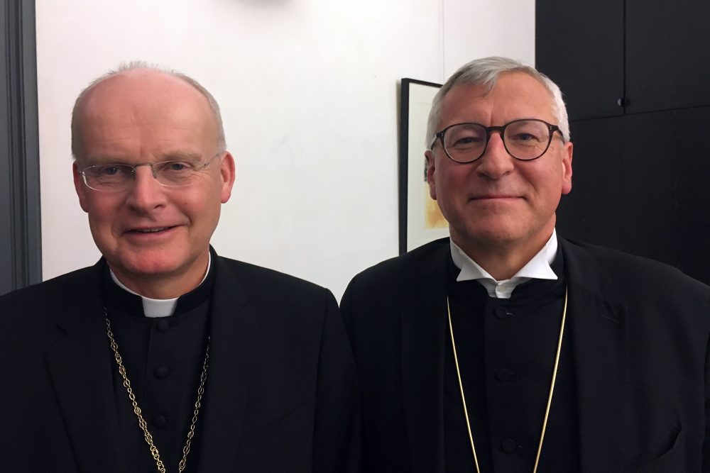 Der katholische Militärbischof Franz-Josef Overbeck (l.) und der evangelische Militärbischof Bernhard Felmberg (Bild: Kay Wagner/BRF)