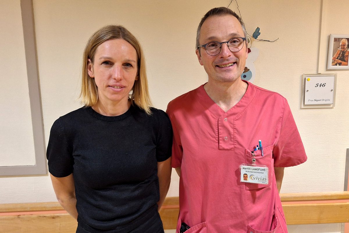 Rebecca Kohnen und Martin Lamsfuhs (Bild: Gudrun Hunold/BRF)