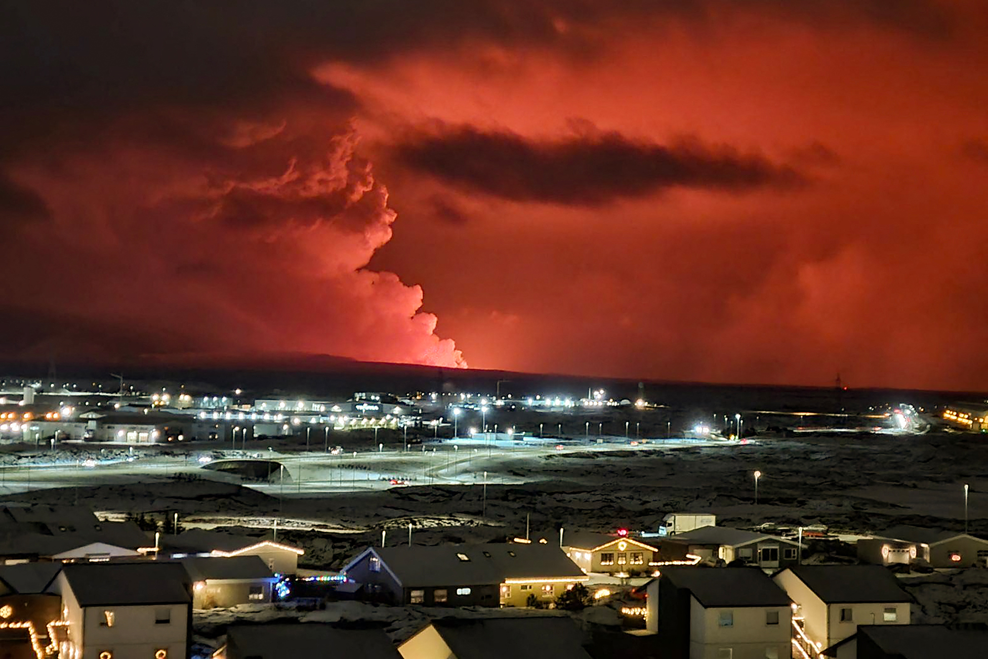 Vulkanausbruch auf Island (Bild: Oskar Grimur Kristjansson/AFP)