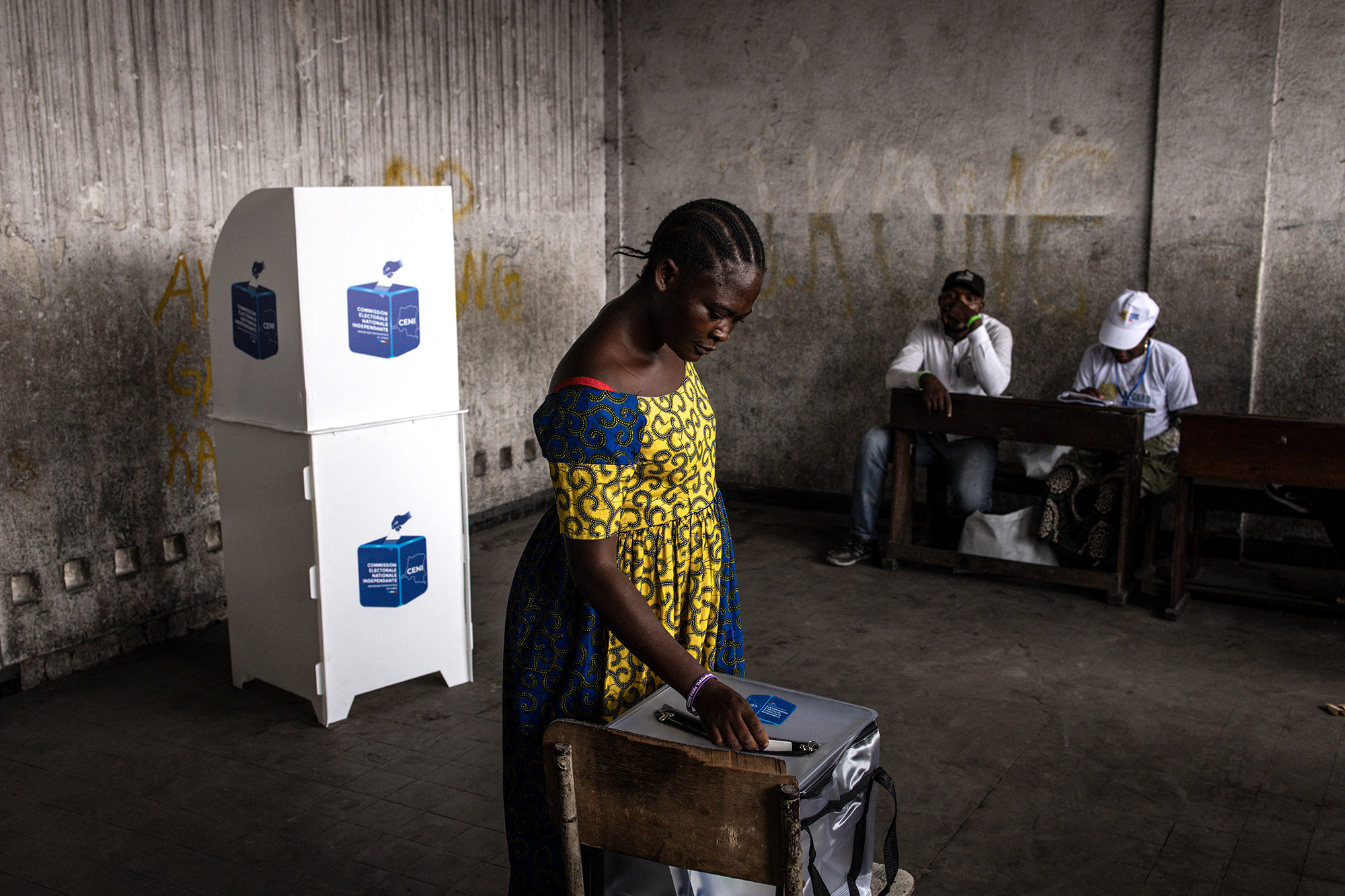 Wahlen in der DR Kongo (Bild: John Wessels/AFP)