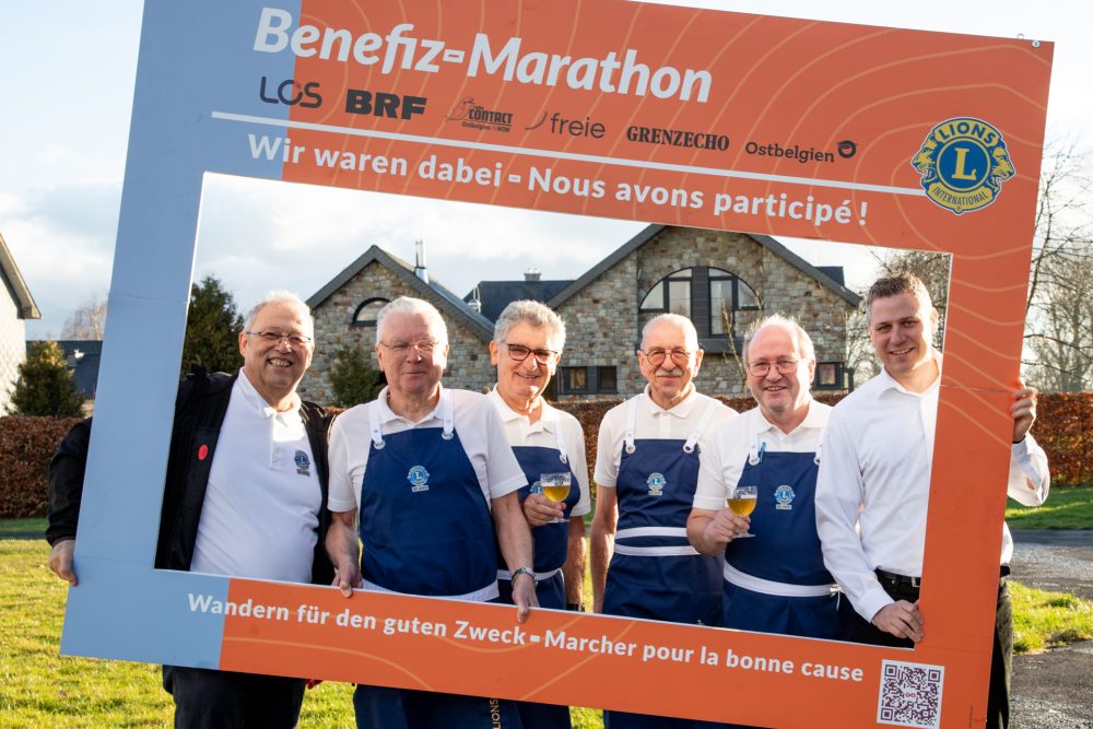 Abschlussveranstaltung zum Benefiz-Marathon 2024 (Bild: Julien Claessen/BRF)