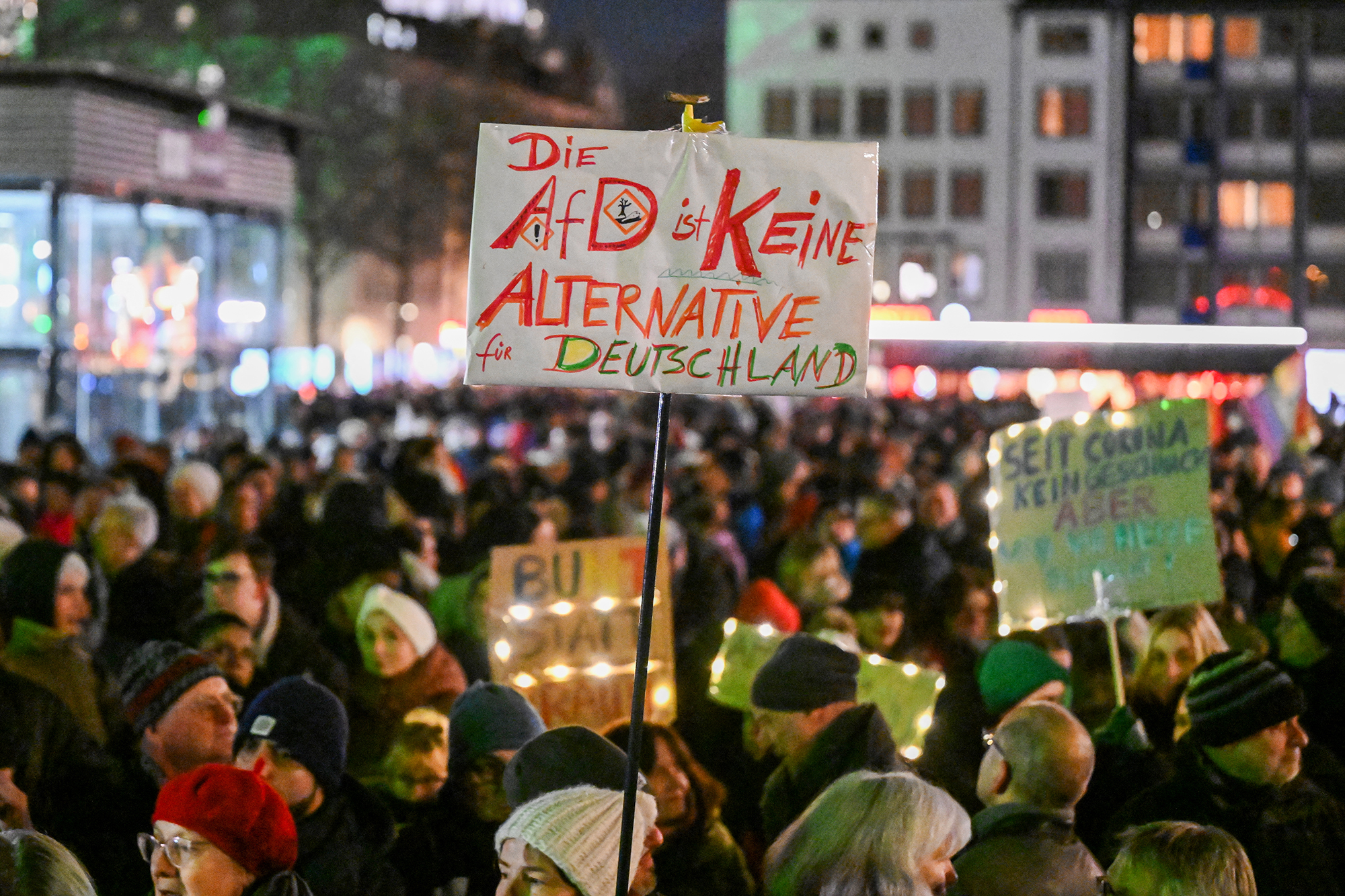 Anti-AfD-Demo in Köln